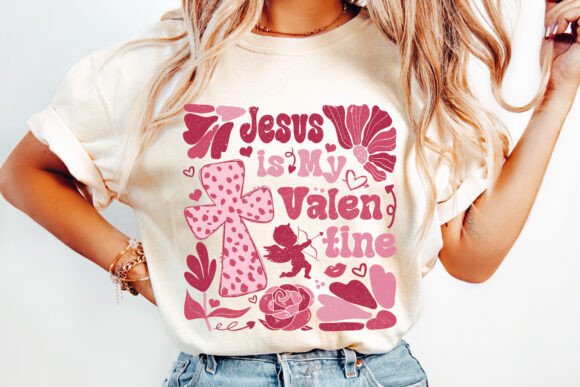 Boho Christian Valentine PNG