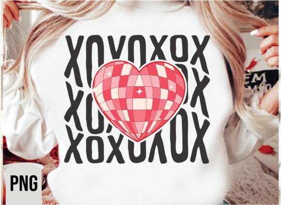 Christian Valentine SVG, Sequin XOXO Png