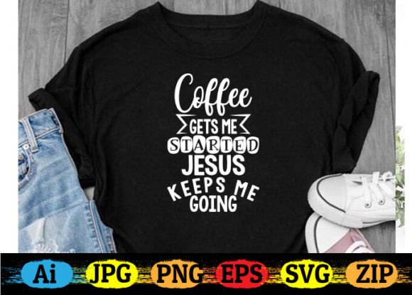 Coffee Jesus T-Shirt: T-Shirt Designs with Local Business Potential