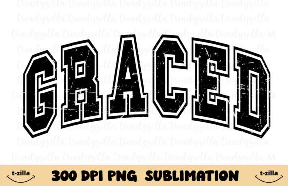 Graced Christian PNG for T-Shirt Designs