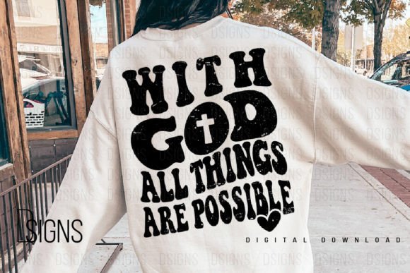 Groovy Christian God Sublimation T-Shirt Designs