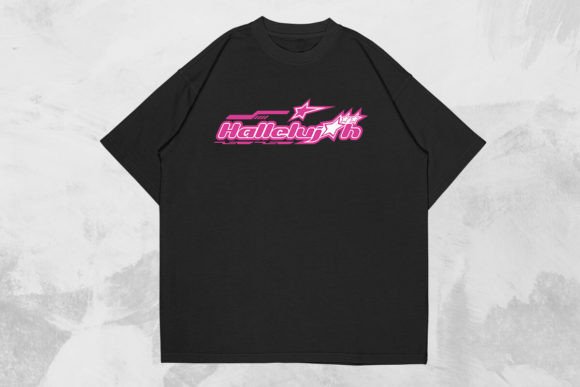 Hallelujah Christian Y2k T-shirt Design