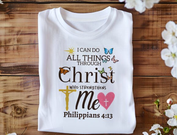 I Can Do Christian Inspirational Design T-Shirt Designs