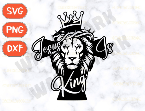 Jesus is King Christian Svg T-Shirt Designs