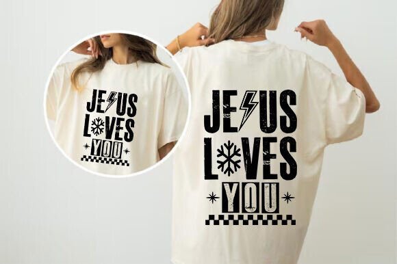 Jesus Loves You Groovy Png, Faith Svg