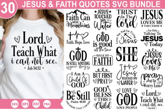 Jesus SVG Bundle, T-Shirt Design