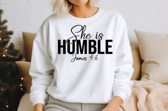 She is Humble James 4 6 Christian Svg