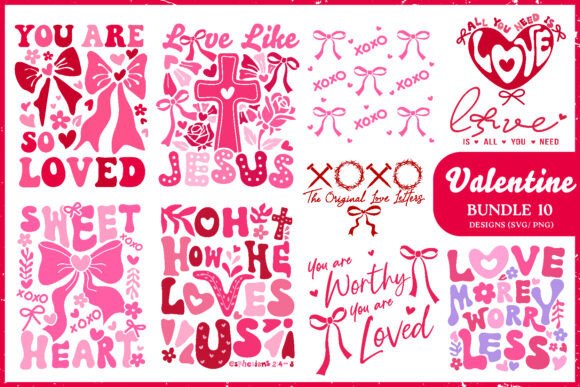 Valentine's Day Svg Bundle Christian Png
